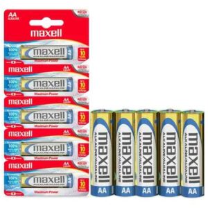 Pilas Maxell AA (Pack x5)